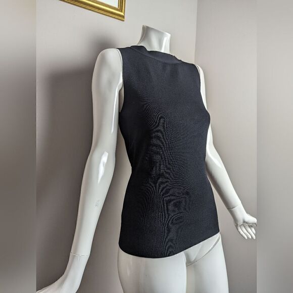Zara black tank top, open back Zara Knit size M - Picture 5 of 8